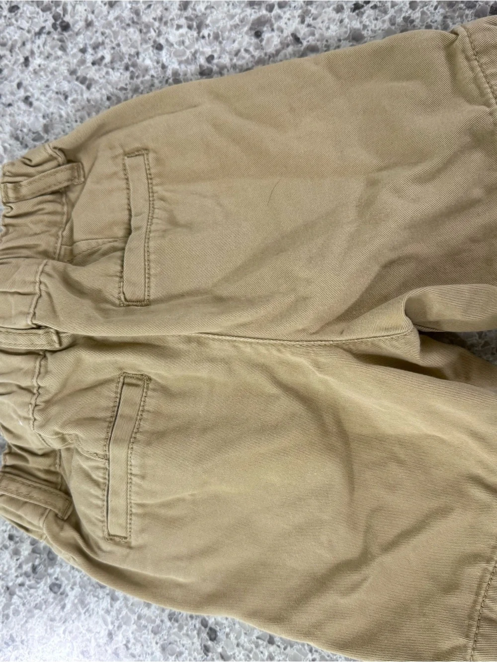 The Children's Place Khaki Elastic Waist Shorts